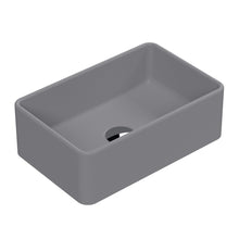 Nuie Vessels Rectangular Vessel Contemporary Matt Grey Vitreous China 120x365x235mm - JJ Building Materials