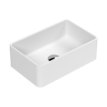 Nuie Vessels Rectangular Vessel Contemporary Matt White Vitreous China 120x365x235mm - JJ Building Materials