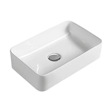 Nuie Vessels Rectangular Vessel Contemporary White Vitreous China 120x365x235mm - JJ Building Materials
