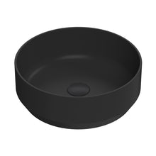 Nuie Vessels Round Vessel Contemporary Matt Black Vitreous China 120x350x350mm - JJ Building Materials