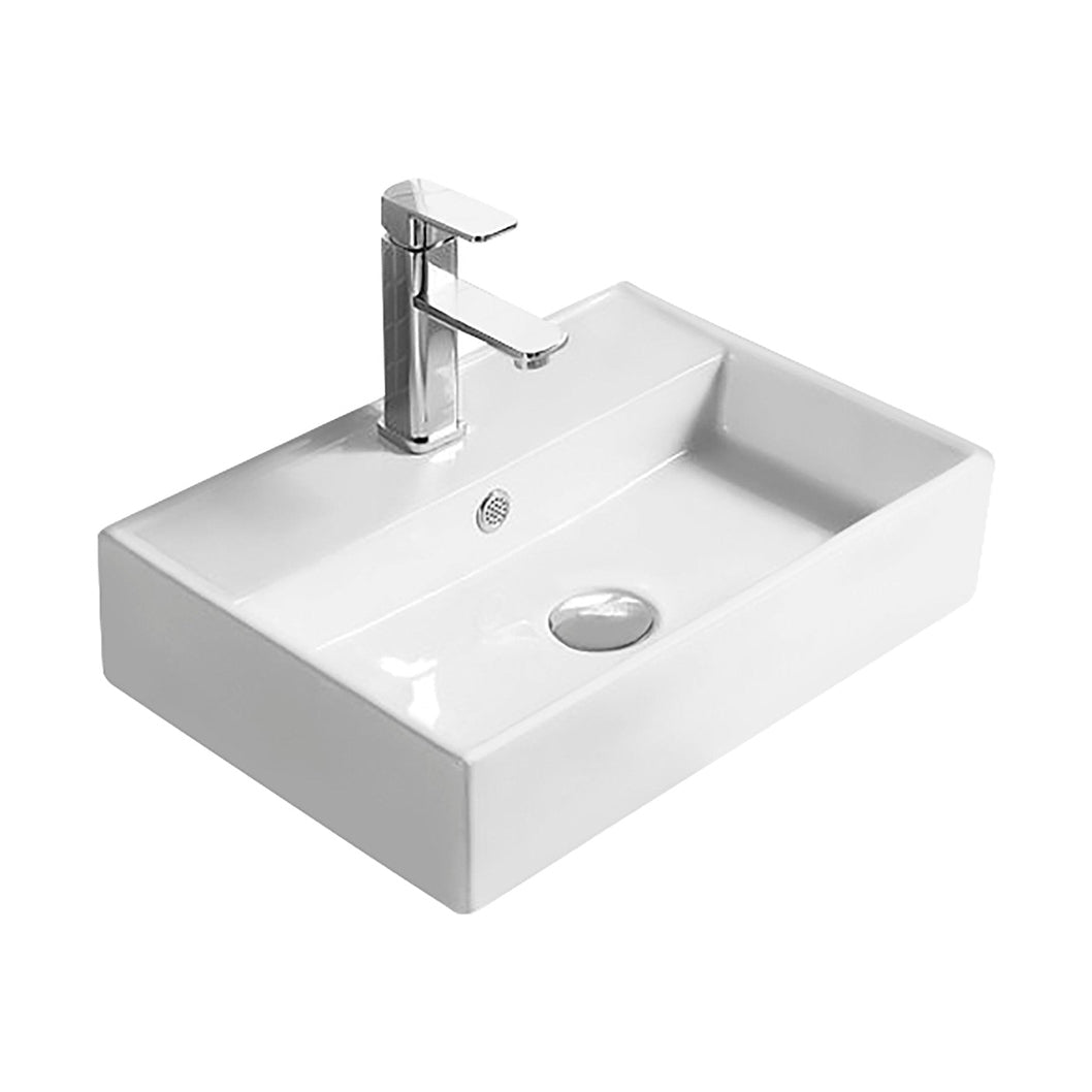 Nuie Vessels Vessel Contemporary White Vitreous China 124x505x355mm - JJ Building Materials