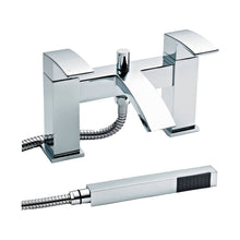 Nuie Vibe Bath Shower Mixer Contemporary Chrome Brass,brass ABS 127x229x138mm - JJ Building Materials