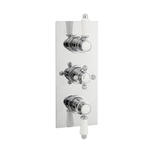 Nuie Victorian Triple Thermostatic Shower Valve Traditional Chrome Brass ABS 280x120x135mm - ITY315 - JJ Building Materials