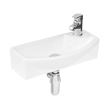Nuie Wall Hung Basins Wall Hung Vessel Contemporary White Vitreous China 120x450x220mm - NBV160 - JJ Building Materials