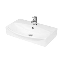 Nuie Wall Hung Basins Wall Hung Vessel Contemporary White Vitreous China 150x600x400mm - JJ Building Materials