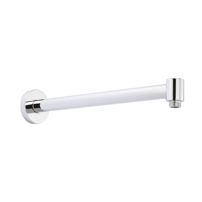 Nuie Wall-mounted Arm Contemporary Chrome Brass 55x55x328mm - JJ Building Materials