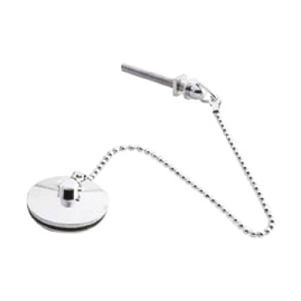 Nuie Wastes Basin Plug And Chain Contemporary Chrome Brass 38x38x14mm - JJ Building Materials