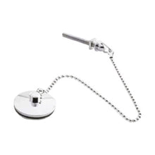 Nuie Wastes Basin Plug And Chain Contemporary Chrome Brass 38x38x14mm - JJ Building Materials