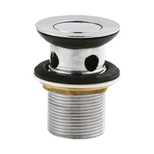 Nuie Wastes Flip Top Basin Waste Contemporary Chrome Brass 62x62x83mm - JJ Building Materials