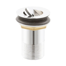 Nuie Wastes Flip Top Basin Waste Contemporary Chrome Brass 83x62x62mm - JJ Building Materials