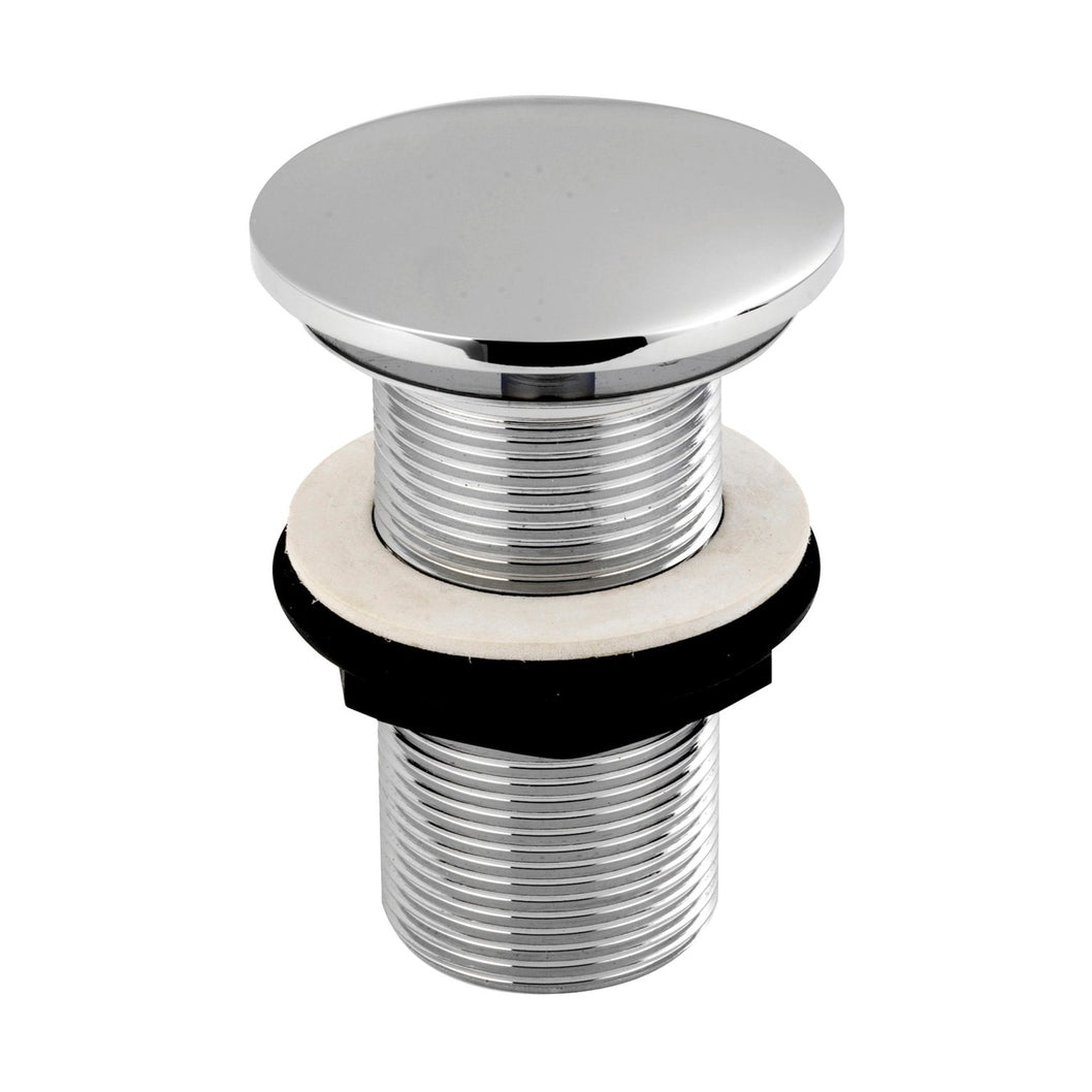 Nuie Wastes Free Running Basin Waste Contemporary Chrome Brass 82x70x70mm - JJ Building Materials