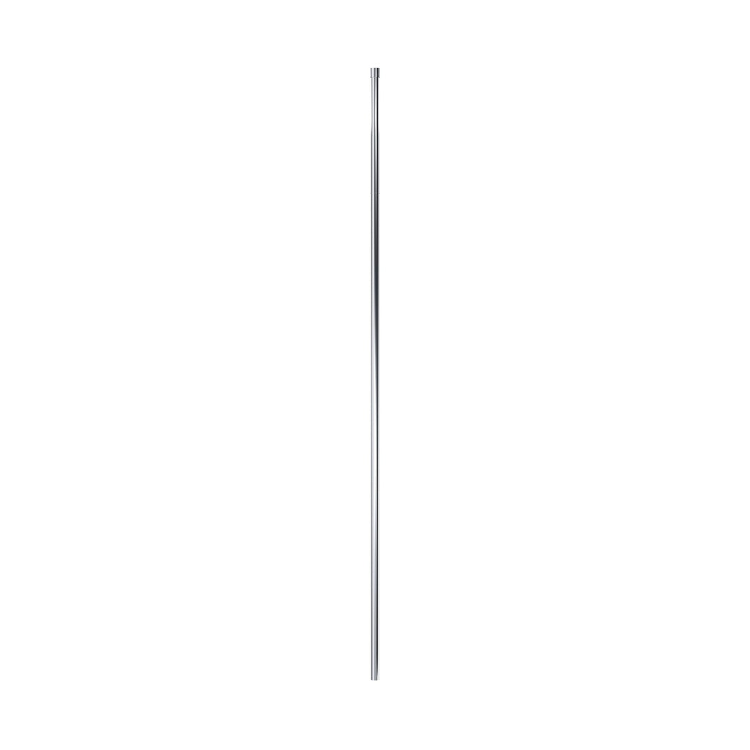 Nuie Wetroom Accessories 3000mm Wetroom Screen Ceiling Post Contemporary Chrome Aluminium 3000x34x34mm - JJ Building Materials