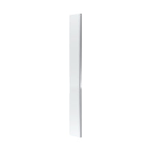 Nuie Wetroom Return Screen 215 X 1850mm Contemporary Chrome Aluminium 1850x215x28mm - JJ Building Materials