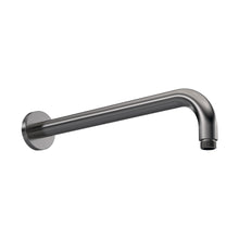 Nuie W/h Shower Arm Contemporary Brushed Pewter Brass 108x62x357mm - JJ Building Materials