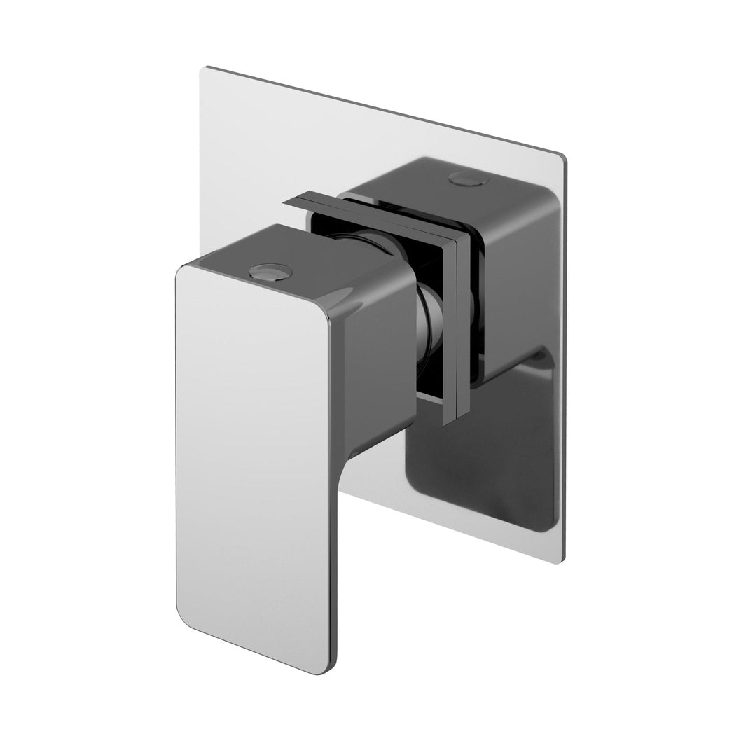 Nuie Windon Concealed Diverter 2/3/4 Way Contemporary Chrome Brass 100x100x135mm - JJ Building Materials