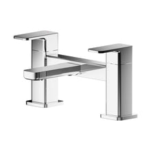 Nuie Windon Deck Mounted Bath Filler Contemporary Chrome Brass 136x230x147mm - JJ Building Materials