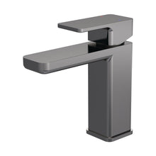 Nuie Windon Mono Basin Mixer With Push Button Waste Contemporary Brushed Pewter Brass,plastic 160x50x152mm - JJ Building Materials