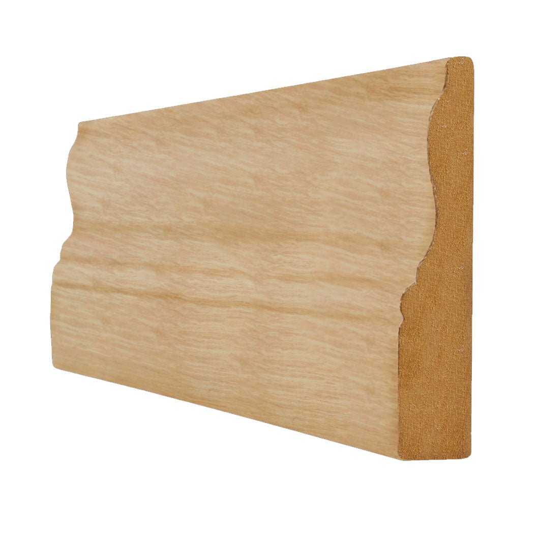 Oak 18x95mm Faced Ferrol Skirting Board (4x3m Lengths) - JJ Building Materials