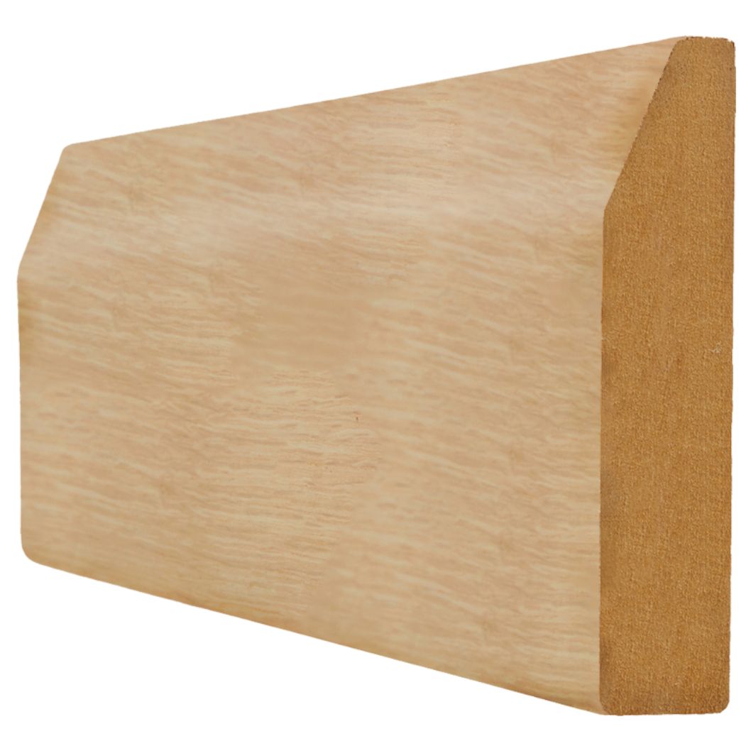 Oak Faced 18x146mm Chamfered Skirting Board (4x3m Lengths) - JJ Building Materials