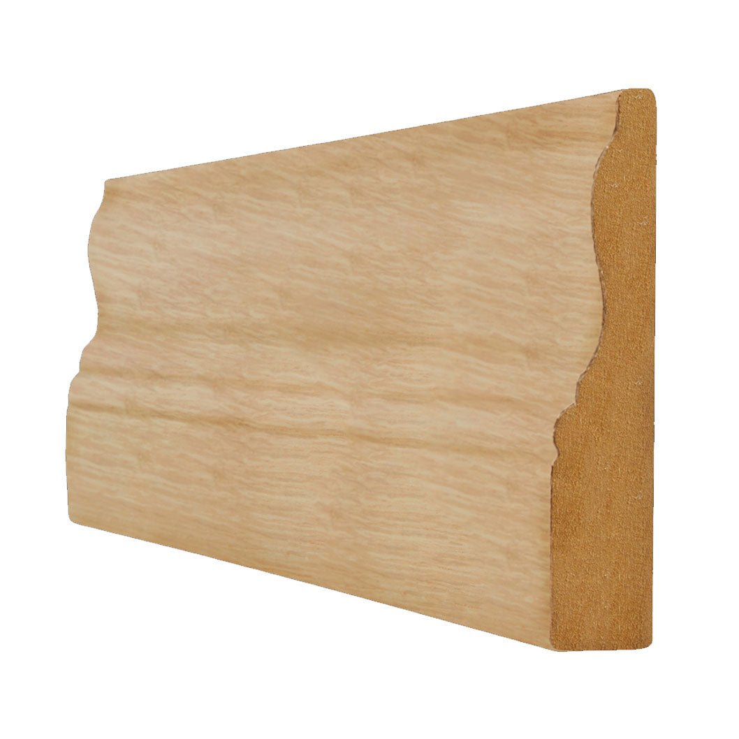 Oak Faced 18x146mm Ferrol Skirting Board (4x3m Lengths) - JJ Building Materials