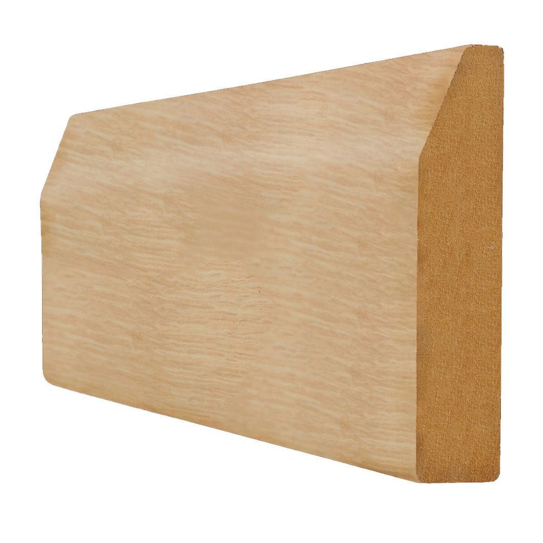 Oak Faced 18x95mm Chamfered Skirting Board (4x3m Lengths) - JJ Building Materials