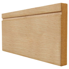 Oak Faced 18x95mm Single Groove Skirting Board (4x3m Lengths) - JJ Building Materials