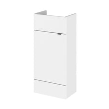 Hudson Reed Fusion 400mm Vanity Unit - Compact Contemp Gloss White MFC Painted Gloss 864x400x255mm