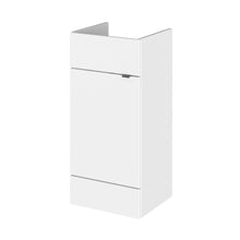 Hudson Reed Fusion 400mm Vanity Unit Contemp Gloss White MFC Painted Gloss 864x400x355mm