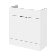 Hudson Reed Fusion 800mm Vanity Unit Contemp Gloss White MFC Painted Gloss 864x800x355mm