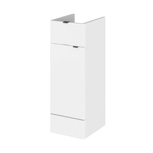 Hudson Reed Fusion 300mm Drawer Lined Unit Contemp Gloss White MFC Painted Gloss 864x300x355mm