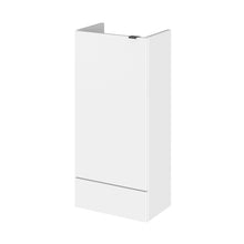 Hudson Reed Fusion 400mm Base Unit - Compact Contemp Gloss White MFC Painted Gloss 864x400x255mm