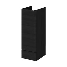 Hudson Reed Fusion 300mm Base Unit Contemp Charcoal Black MFC Textured Woodgrain 864x300x355mm