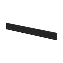 Hudson Reed Fusion 1250mm Plinth Contemp Charcoal Black MFC Textured Woodgrain 1250x145x18mm