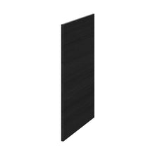 Hudson Reed Fusion Decorative End Panel Contemp Charcoal Black MFC Textured Woodgrain 864x370x18mm