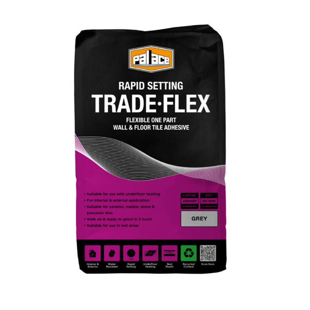 Palace 20kg Tradeflex Rapid Set Wall & Floor Adhesive - JJ Building Materials