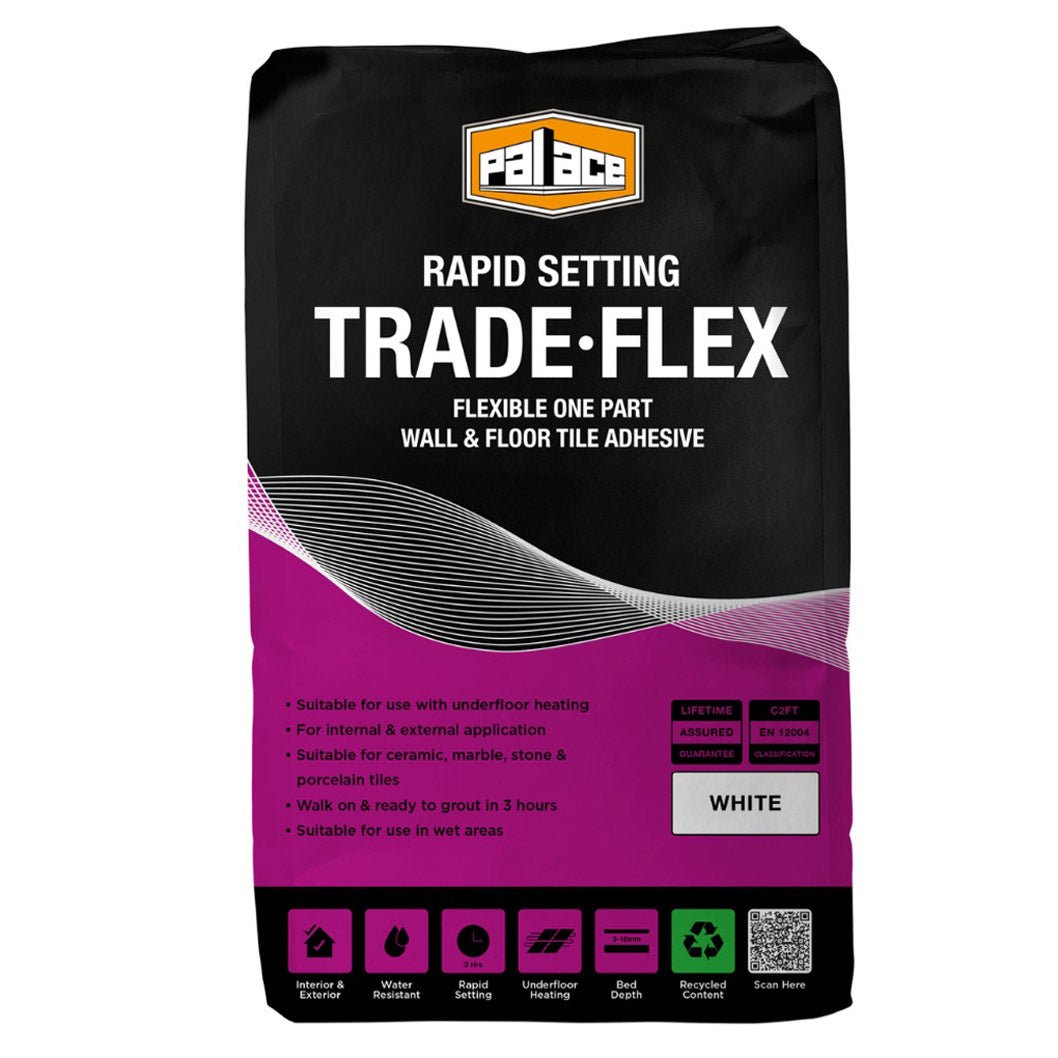 Palace 20kg Tradeflex Rapid Set Wall & Floor Adhesive - JJ Building Materials