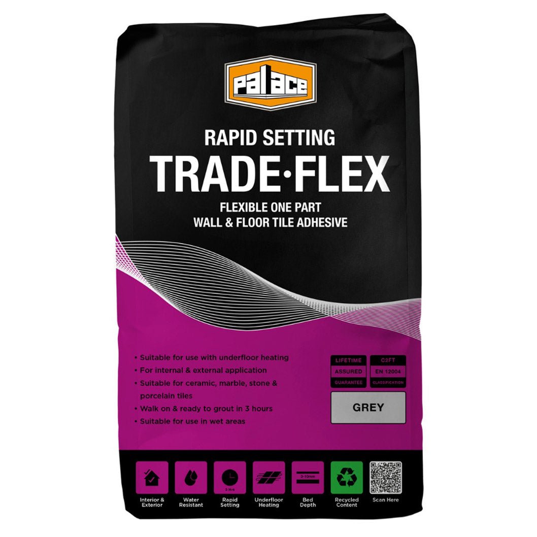 Palace 20kg Tradeflex Rapid Set Wall & Floor Adhesive - JJ Building Materials