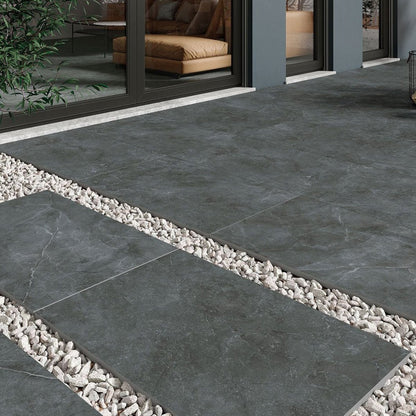 Pavestone Amalfi Anthracite Porcelain Paving - 900 x 600mm - JJ Building Materials