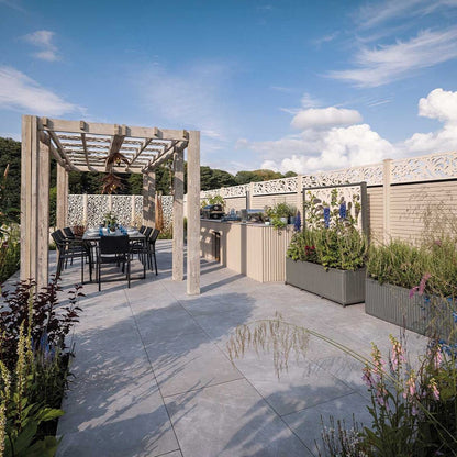 Pavestone Amalfi Gris Porcelain Paving - 900 x 600mm - JJ Building Materials