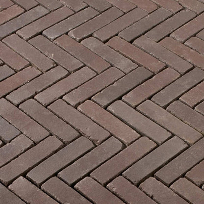 Pavestone Antique Bordeaux Clay Slimsett - 204 x 50 x 60mm - 7.3m² - JJ Building Materials
