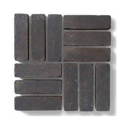 Pavestone Antique Carbon Clay Slimsett - 204 x 50 x 60mm - 7.3m² - JJ Building Materials