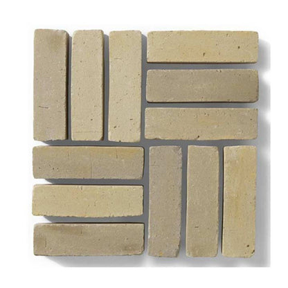 Pavestone Antique Ivory Clay Slimsett - 204 x 50 x 60mm - 7.3m² - JJ Building Materials