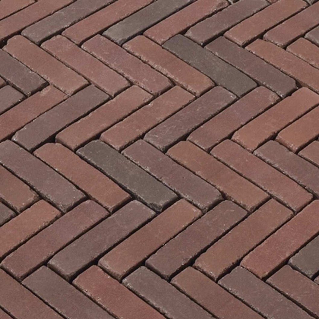 Pavestone Antique Rustic Clay Slimsett - 204 x 50 x 60mm - 7.3m² - JJ Building Materials