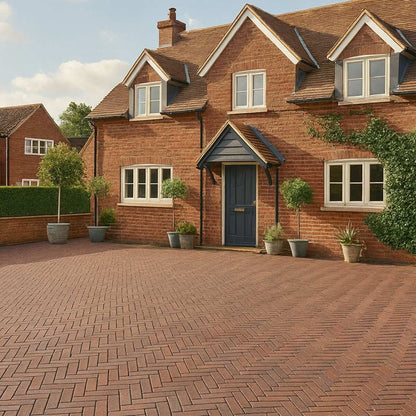 Pavestone Antique Rustic Clay Slimsett - 204 x 50 x 60mm - 7.3m² - JJ Building Materials