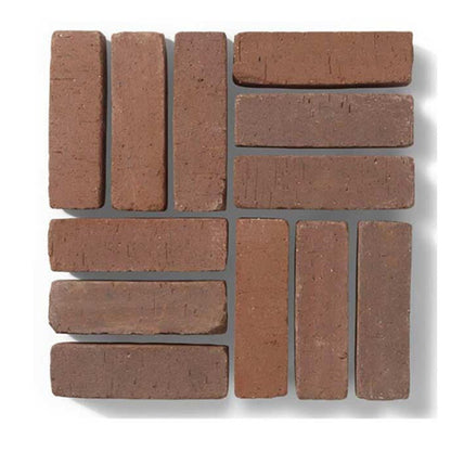 Pavestone Antique Rustic Clay Slimsett - 204 x 50 x 60mm - 7.3m² - JJ Building Materials
