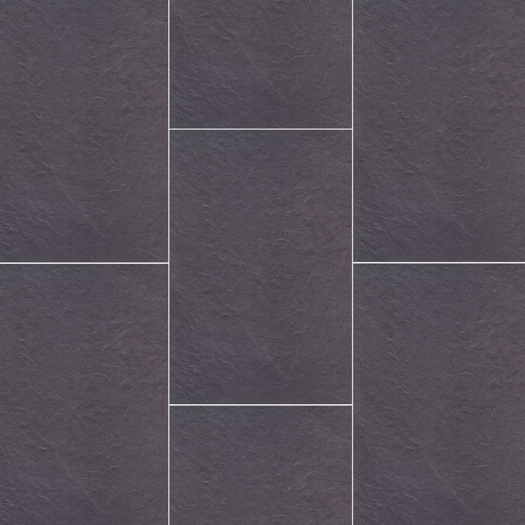 Pavestone Ardesia Black Porcelain Paving - 900 x 600mm - JJ Building Materials