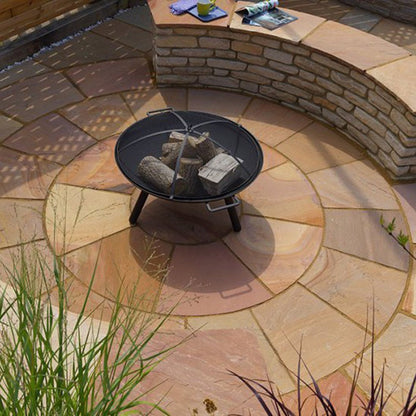 Pavestone Buff Natural Sandstone Circle - JJ Building Materials