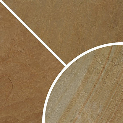 Pavestone Buff Natural Sandstone Circle - JJ Building Materials
