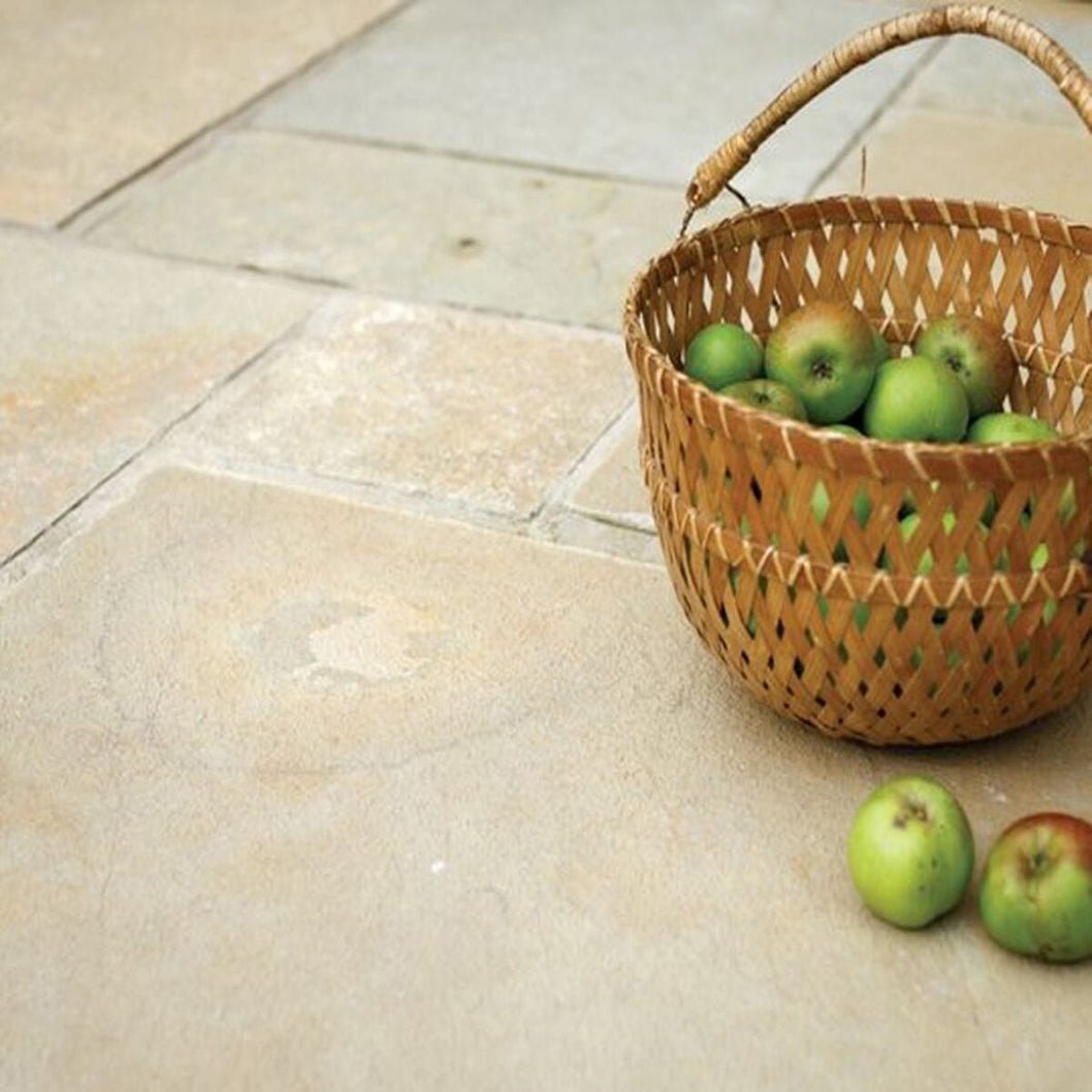 Pavestone Cathedral (22mm Calibrated) Natural Limestone Paving - 900 x 600mm - Pack of 35 - 14.21m² - JJ Building Materials
