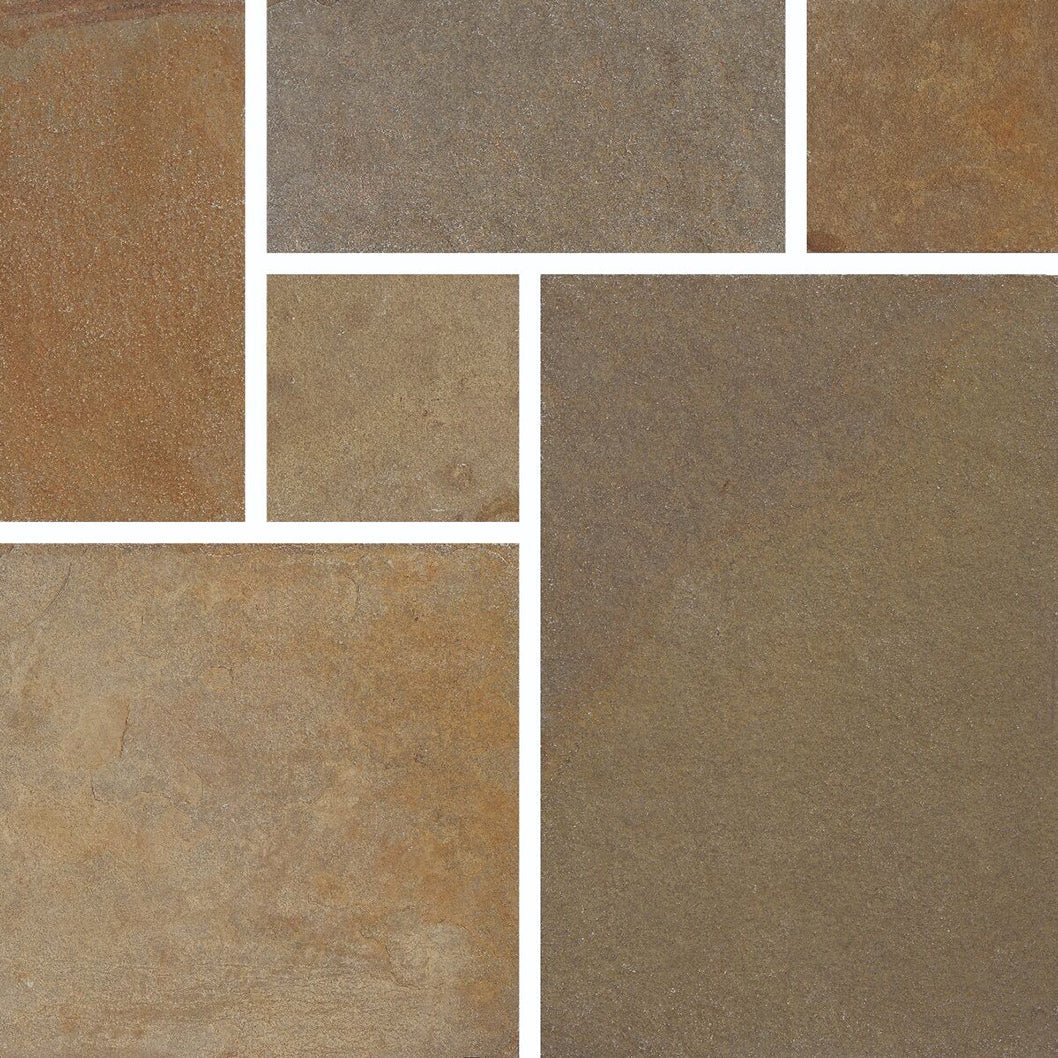 Pavestone Cathedral (22mm Calibrated) Natural Limestone Paving - Mixed Size Patio Pack - 15m² - JJ Building Materials